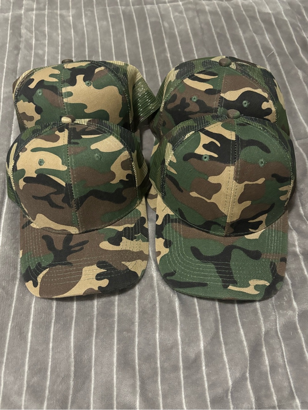 Unbranded Camo Trucker Hat - Green Camouflage